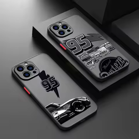 Cars L-Lightning M-McQueen Phone Case For iPhone 17e 17 16e 16 15 14 13 12 11 Mini Pro Air Max X XR 