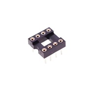 【Limited-time offer】 10PCS/LOT DIP-8 Hole Square Hole 8 Pins 2.54MM DIP DIP8 IC Sockets Adaptor Sold