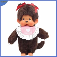 Monchhichi Classic Girl Doll - Pink Outfit Collectible Toy Figure Plush Toy 20cm