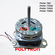 DINAMO WASH POLYTRON PWM701 PWM7358 PWM7363 PWM7366 Motor Pencuci Mesin Cuci 2 Tabung Politron Pengg
