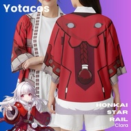 Haori Cardigan Anime Game HSR Honkai Star Rail Clara Japanese Cosplay Costume YOTACOS