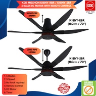 KDK Moshon K18NY-RBR / K18NY-SBR KIPAS SILING 6 BLADES DC MOTOR CEILING FAN WITH REMOTE (180cm/ 70”)