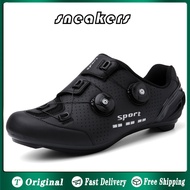 Bicycle Cycling Shoes for Men and Women Road Speed Sneakers SPD Cleat Flat Sport Shoes Road Men and Women Bike Shoes
