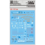 [Da Lin] Water Decal for MG 1/00 Duel Gundam