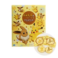萩原制菓 皮卡丘&伊布  圖案印花餅乾 12個