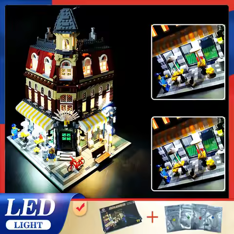 luxury quality LED Lighting Set for Lego 10182 Cafe Corner (Only Led Light,Without Blocks Model) Per