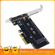 PCI-E 3.0 X4 to NVMe M.2 NGFF M Key SSD Riser Expansion Card for 2230/2242/2260/2280 M.2 SSD EM2-500