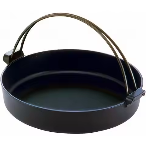 4755, Japanese Cast Iron Sukiyaki Pan Iron Pot Shabhabu Nabe Yosenabe Hotpot Induction Cookware, Mad