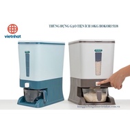HOKORI VIET JAPAN 10kg SMART RICE CONTAINER WITH MEASUREMENT CUP