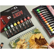 (IStore) Arcylic Colour Set / Arcylic Paint Set, 12/24 colour, 12ml