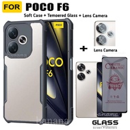 Poco F6 Phone Case For Poco F6 Pro Anti-peeping Tempered Glass Poco X6 Pro X5 Pro Privacy Screen Pro