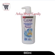 CLEAR Shampoo Perawatan Komplit Complete Soft Care 660ml Shampo Sampo 660 ml