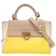 Salvatore Ferragamo Sofia Gancini顏色兩用手提包/單肩包 0596 [二手] Salvatore Ferragamo