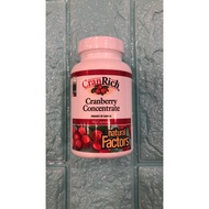 Natural Factors Cranrich Cranberry Concentrate 90s