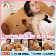 50/70/90cm Capybara Plush Toy Hugging Pillow Capybara Plushie Pillow Baby Children Birthday Gift