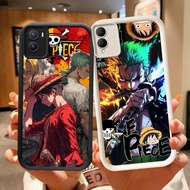 DK-81 Zoro ONE PIECE Silicone Casing black and white for VIVO IQOO Z9 Y28 Z10 Y35 Y17S Y56 Y16 Y02S 