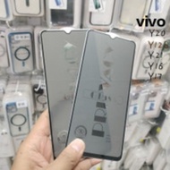 Tempered GLASS STATIC ESD SPY Privacy VIVO.Y12/Y15/Y17/Y20/Y21S/Y21/Y16