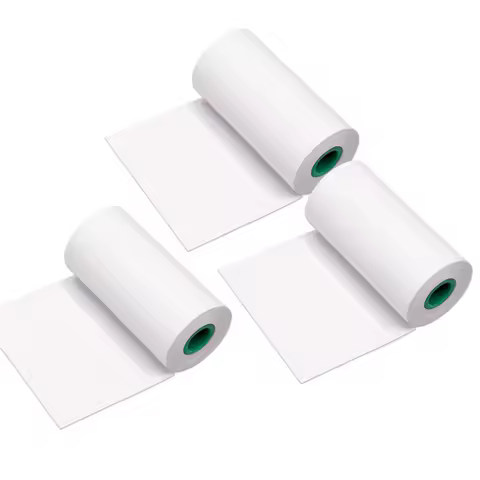 Thermal Paper Roll 56*30mm PA-Free Black Font No Adhesive / Adhesive Labels For PeriPage A6/A8/P6 Pa