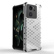 For Xiaomi 13T Pro 5G Case For Xiaomi 13 T 13T Pro Cover 6.67 inch Honeycomb Hard PC Shockproof Protection Bumper For Xiaomi 13T