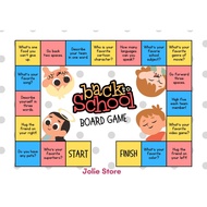 Game Back to School - Dice Game - Size A4 - Learn for baby - Jolie Store