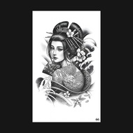 TATOMANIASTORE - semi-permanent temporary tattoo stickers Motif 66 Geisha