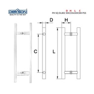 Handle Pintu Rumah Panjang 45 cm DEKKSON PULL HANDLE SQ PH DL802