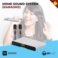 Punos Home Sound System [+ Karaoke, Cordless DSP Microphone, HI-FI Sound Quality, 8 Speakers,  Dual 