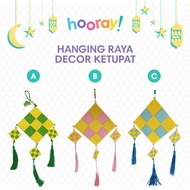 HOORAY HANGING RAYA KETUPAT DECORATION CR55 RAYA 2023