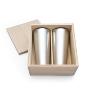 經典純錫杯 - L 兩入桐木禮盒