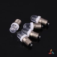 [AuraGesh] 5Pcs E10 Led Bulb E10 DC 3V 6V 12V 24V Instrument Bulb E10 Indicator Bulb Old Fashioned F