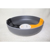 HITAM Royal VKB Round Bowl 30 cm Melamine Premium Aesthetic Black