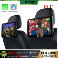 【2G+32G】Evean 10.1 inch Car Headrest Monitor For Car Rear Seat Bluetooth MP5 Player Touch Screen Built in Speaker