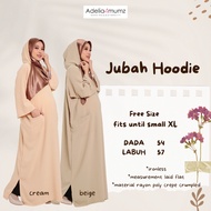 Ironless Jubah Hoodie Kaftan Dress