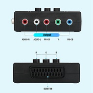 【PTC】-RGBS VGA to YPBPR Component Converter SCART to YPBPR Converter 64 PS1 PS2 Dreamcast Retro Game