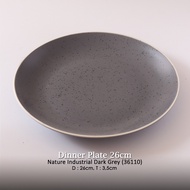 NATE Ceramic dinner plate COUPE ROUND PLATE 26 cm