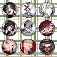 M-Manga S-Series G-Gokurakugai Badge on Backpack Accessories Manga Icons Pins Round Cartoon Brooches