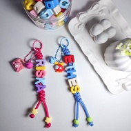Custom Name Series Clay Boy KeychainGirl/