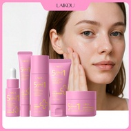 1 Set Multifunctional LAIKOU 5 In 1 Glow Up Super Skincare Set,(Clean Pores Cleanser 50g+Hydrating &