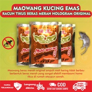 Racun tikus beras mao wang kucing emas original hologram super ampuh mati kering tidak bau mati di t