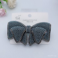 Mo Yuyue Original Design New Style Rice Beads Fashion Japanese Korean ins Bow Hairpin Hairpin Playfu