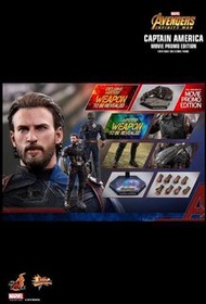全新膠袋未開Hottoys Avengers Infinity War Captain America (Movie Promo) 會埸版 MMS481 Hot Toys