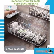 SendfastBoz- Usb Cable Storage Box Storage Drawer Accessories