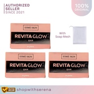 3PCS ESME Skin 90Grams Revita Glow Bar Soap Face Body Skin Lightening and Brightening Soap