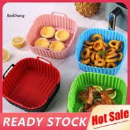 RC~ Bpa-free Air Fryer Accessories Silicone Air Fryer Cooking Tray Reusable Silicone Air Fryer Baske