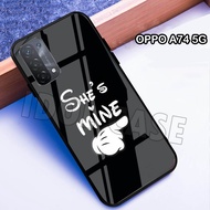 Softcase Glass Oppo A74 5G | Case HP Oppo A74 5G | Case OPPO | Kesing HP Oppo A74 5G | Casing HP Opp