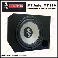 100% ORIGINAL MOHAWK MT SERIES MT-124 12 inch Subwoofer 250 Max Power Car Woofer Audio System Woofer Box Suitable For All Car