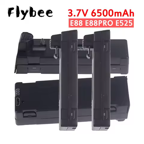 Rechargeable 3.7V 6500mAh E88PRO Battery an Charger For RC Drone E88 E99 E99PRO P1 K3 P10 A13 E525 R