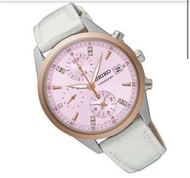 Seiko 女裝手錶 白色錶帶Crystal款 全新未使用 7t92 SNDV50P1