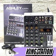 Mixer Audio ASHLEY K-POP4 KPOP4 4 channel ORIGINAL