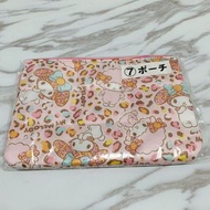 日本 豹紋款 My Melody 化妝袋 筆袋